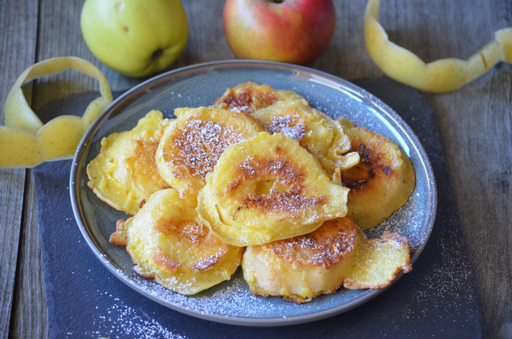 Comment préparer les Beignets de pommes à la poêle et sans friture etape 3