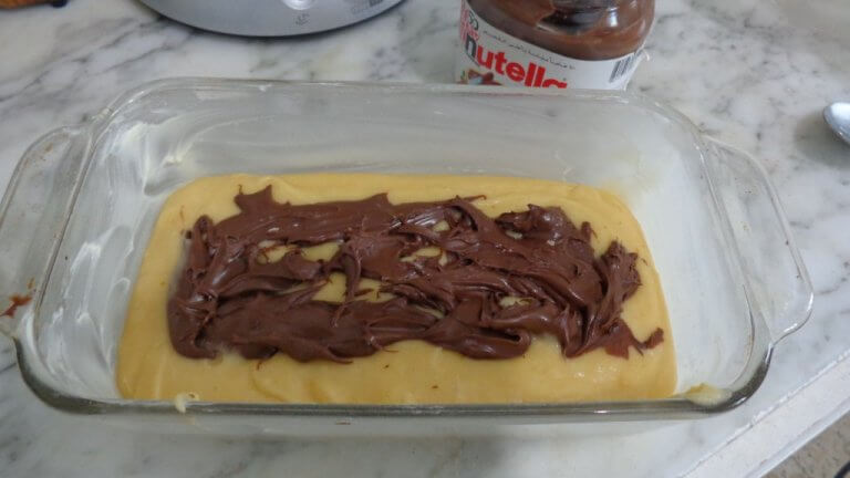 Comment préparer le Cake au Nutella etape 5