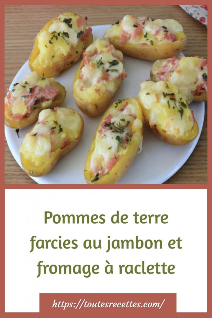 Recette - Pommes de terre farcies au fromage à Raclette de Savoie