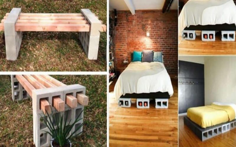 10 idées pour décorer votre maison avec des blocs de béton